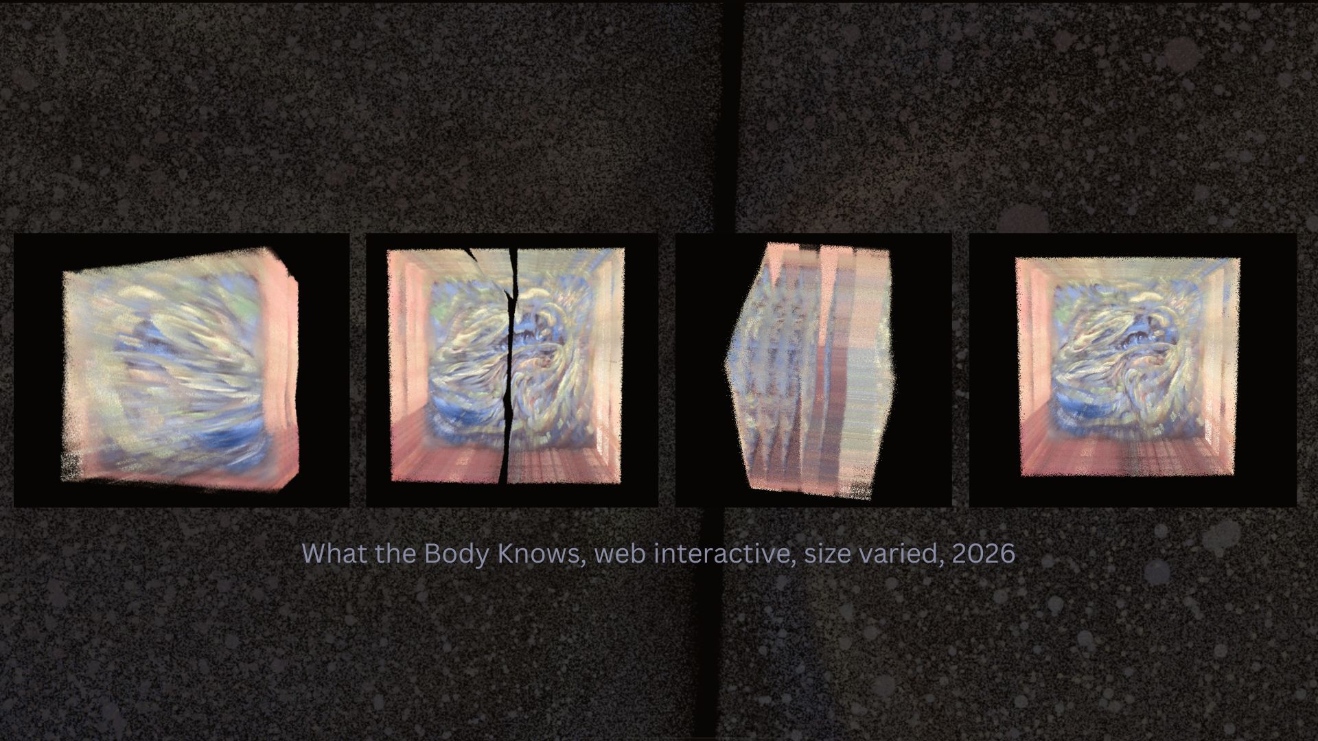 What the Body Knows — interactive digital work by Zixin Yan